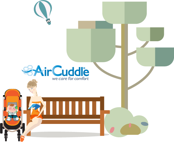 Coprimaterasso linea adulti AirCuddle cm 160x190