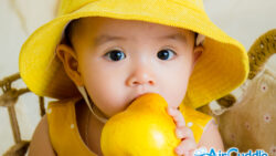 Lo svezzamento: frutta e verdura in autunno